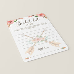 Printable baby shower keepsakes for girl by LittleSizzle