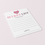 Post Breakup Bucket List Cards Printable