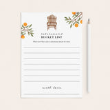 Bucket List for Retirement Cards Printable by LittleSizzle