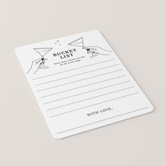 Post Divorce Bucket List Cards Printable