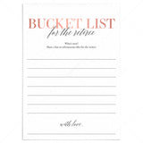 Retirement Bucket List Cards for Her Printable by LittleSizzle