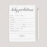 Gender reveal baby predictions game by LittleSizzle