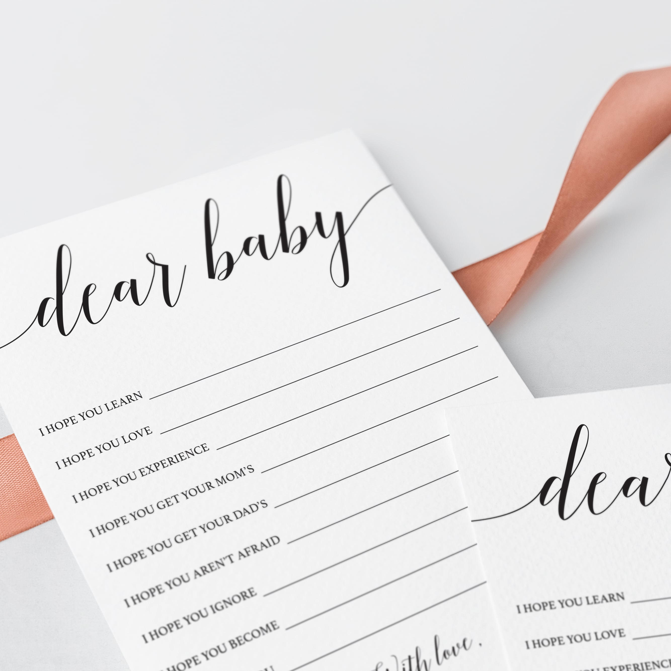 Calligraphy dear baby games by LittleSizzle