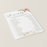 The sweet life baby shower game instant download by LittleSizzle