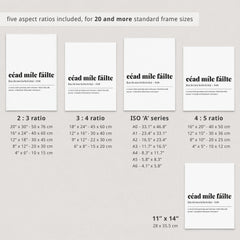 Cead Mile Failte Definition Print Digital Download