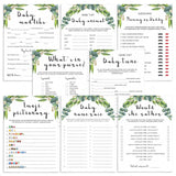 Modern chic baby shower games bundle printable by LittleSizzle