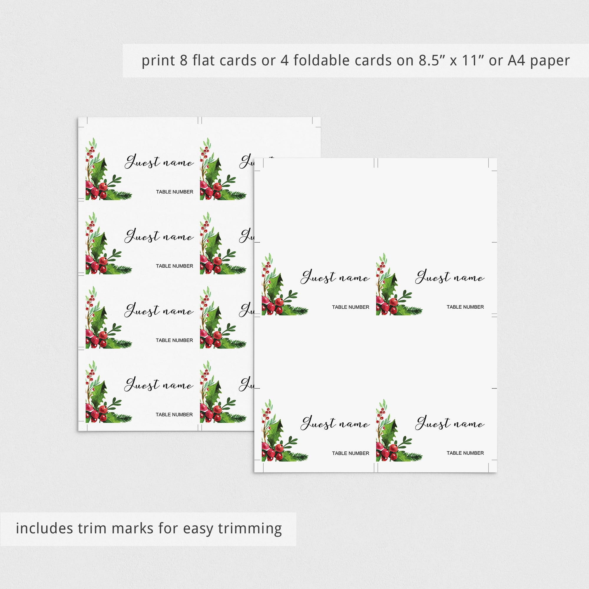 Editable christmas tags template by LittleSizzle