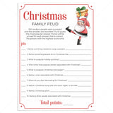 Printable Family Feud Christmas Game by LittleSizzle