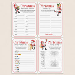 Christmas Games for All Ages To Print At Home