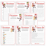 Printable Christmas Games Bundle for Kids and Adults by LittleSizzle
