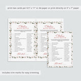 Holiday Party Games Package Instant Download