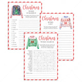 3 Christmas Word Puzzles Printable by LittleSizzle