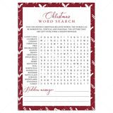 Christmas Word Search Game Download by LittleSizzle
