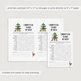 Christmas Games For Families Printable