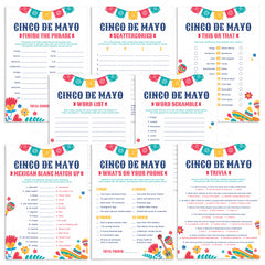 8 Cinco de Mayo Party Games Printable by LittleSizzle