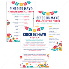 Cinco de Mayo Party Games for Adults Printable by LittleSizzle