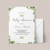 Customizable gender neutral baby shower invite template download by LittleSizzle