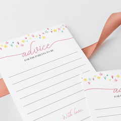 Watercolor stars and hearts baby shower printables by LittleSizzle