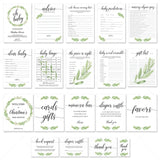 Complete DIY Baby Shower Bundle Greenery by LittleSizzle