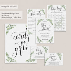 Greenery Who Knows Mommy Best Game for Baby Shower