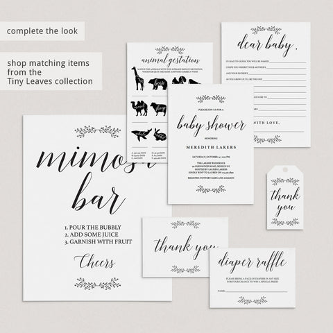 Black and White Cards and Gifts Sign Printable | Instant download ...