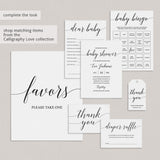 Wipes Raffle Ticket Template for Baby Shower