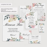 Floral Baby Shower Baby Song Game Printable