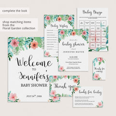 Printable Thank You Cards Watercolor Floral