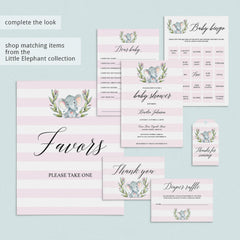 Pink and white baby shower games printable by LittleSizzle