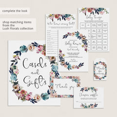 Printable Boho Baby Shower Diaper Raffle Sign