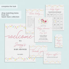 Printable Cards and Gifts Sign Rainbow