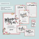 Spring Wedding Well Wishes Cards Printable