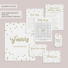 Gold baby shower ideas by LittleSizzle