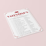 Valentines Candy Bar Match Game Printable