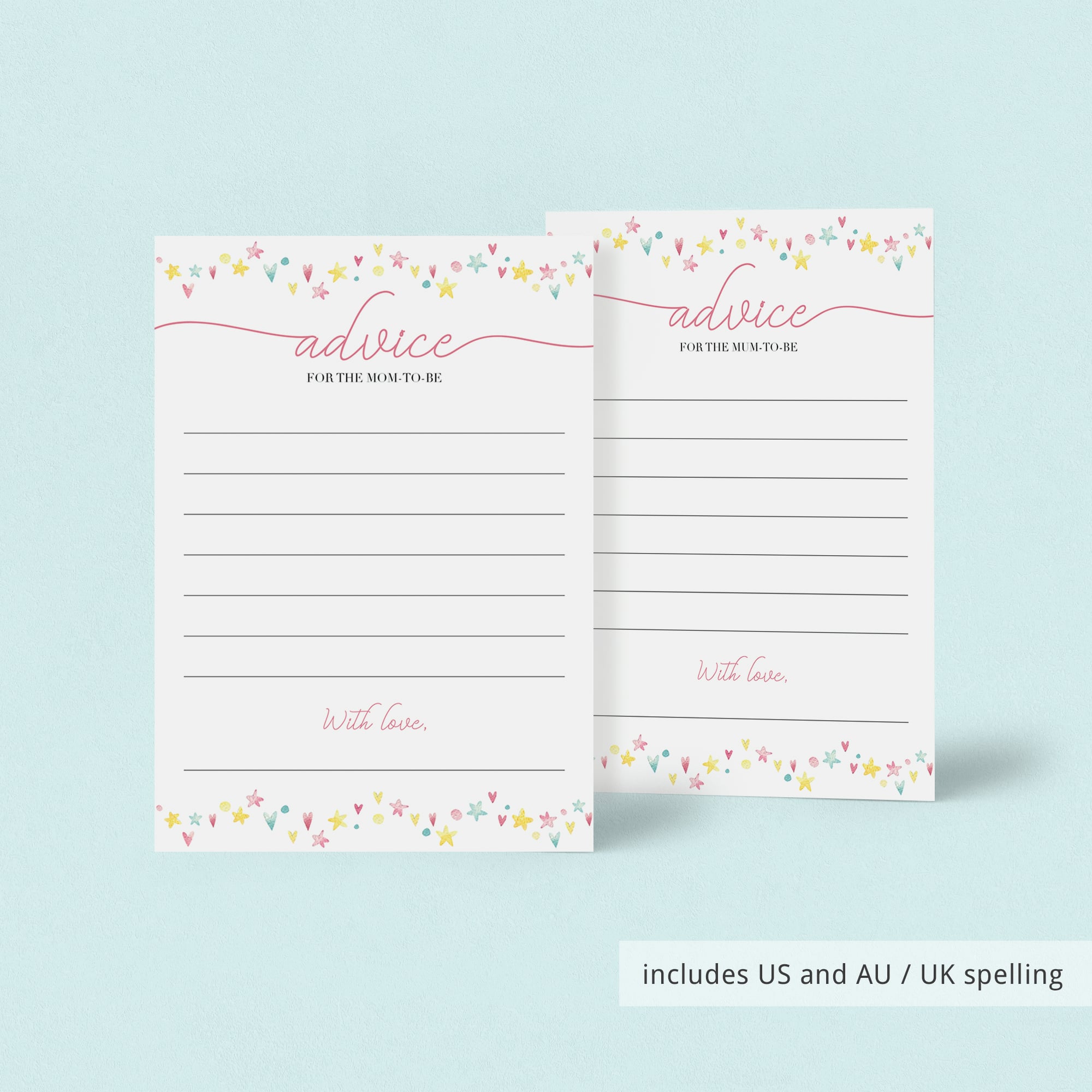 Cute baby sprinkle activity download DIY by LittleSizzle