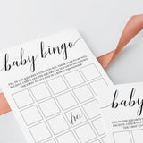 Simple baby bingo cards blank by LittleSizzle