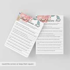 Whimsical Baby Shower Game Template Dad Knows Best