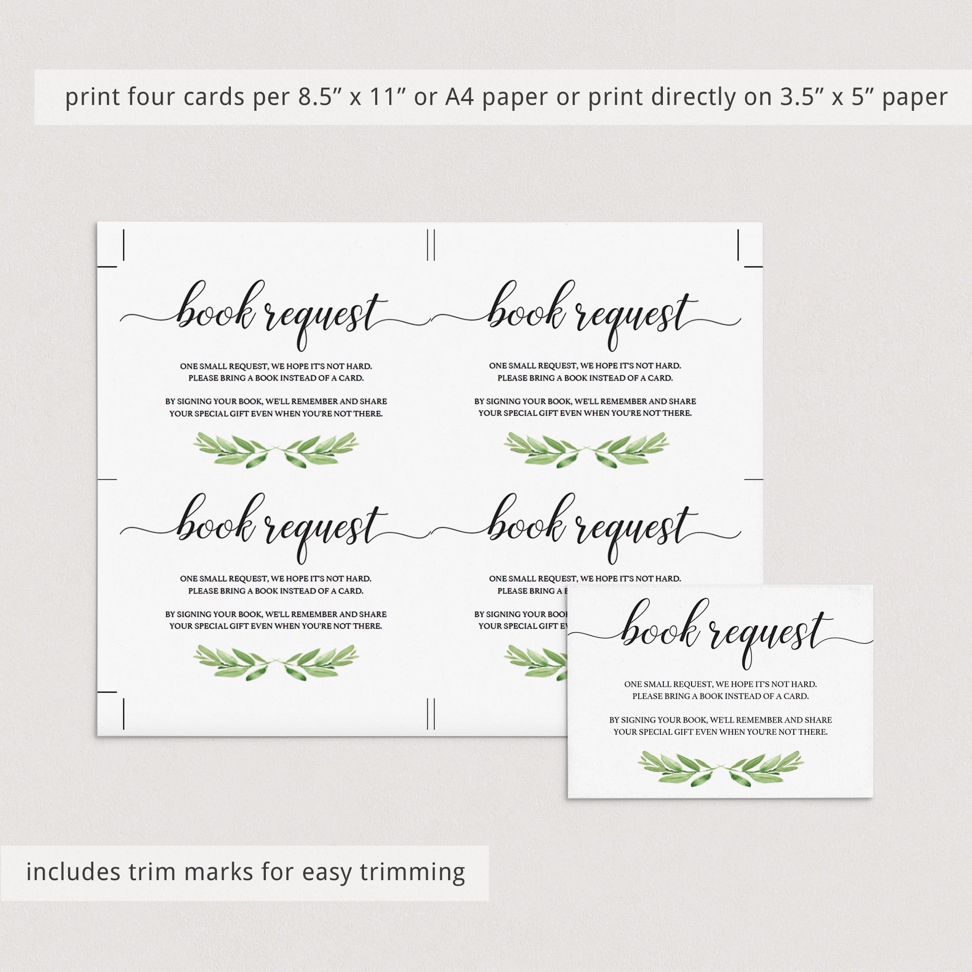 Botanical baby shower printables by LittleSizzle
