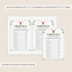 Christmas Company Party Game Merry Christmas Around The World