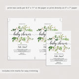 Editable Baby Shower Invite template by LittleSizzle