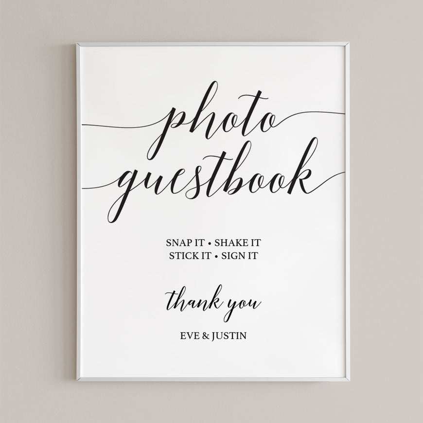 Printable Guest Book Signs Instant download | Guestbook table signs ...