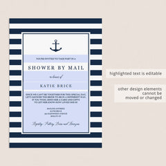 DIY long distance bridal shower invitation by LittleSizzle