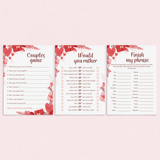 Date Night Games Bundle for Couples Printable by LittleSizzle