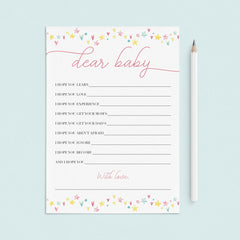Pink baby girl shower DIY printables by LittleSizzle