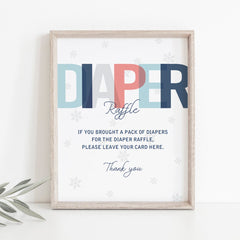 Instant download winter boy shower decoration by LittleSizzle