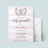 Girl baby sprinkle invitations digital download by LittleSizzle
