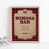 Woods baby shower mimosa bar sign by LittleSizzle
