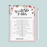 Blush baby shower game would she rather download files by LittleSizzle