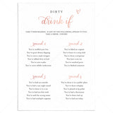 Drink If Bachelorette Game Rose Gold Printable by LittleSizzle