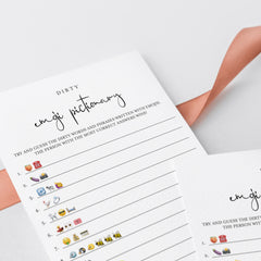 Dirty Games Bundle Printable Modern Minimalist